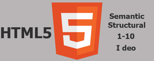 HTML5 Semantic/structural - I deo